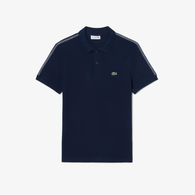 Polohemd mit Logo-Streifen in Regular Fit Polohemd mit Logo-Streifen in Regular Fit
