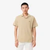 Poloshirts aus Baumwolle und Leinen in klassischer Passform Poloshirts aus Baumwolle und Leinen in klassischer Passform