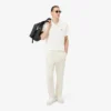 Poloshirts aus Baumwolle und Leinen in klassischer Passform Poloshirts aus Baumwolle und Leinen in klassischer Passform