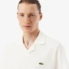 Poloshirts aus Baumwolle und Leinen in klassischer Passform Poloshirts aus Baumwolle und Leinen in klassischer Passform