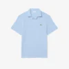 Poloshirts aus Baumwolle und Leinen in klassischer Passform Poloshirts aus Baumwolle und Leinen in klassischer Passform