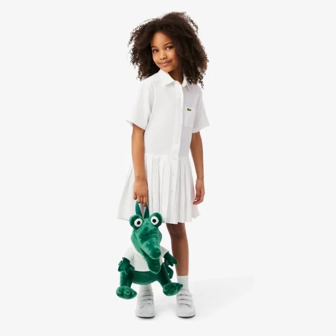 Popeline-Plisseerock-Hemdkleid Popeline-Plisseerock-Hemdkleid