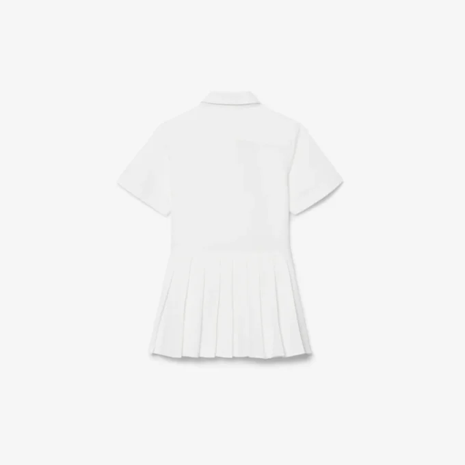 Popeline-Plisseerock-Shirtkleid Popeline-Plisseerock-Shirtkleid