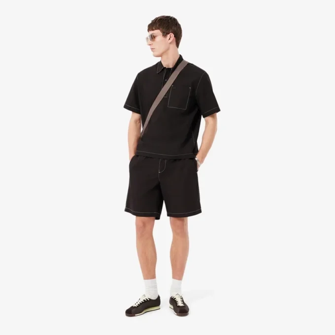 Popeline-Shorts in lockerer Passform Popeline-Shorts in lockerer Passform