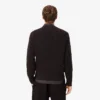 Pullover mit Perlen-Rippenstrick und Emblem Pullover mit Perlen-Rippenstrick und Emblem