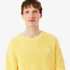 Pullover mit Perlen-Rippstrick-Emblem Pullover mit Perlen-Rippstrick-Emblem