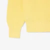 Pullover mit Perlen-Rippstrick-Emblem Pullover mit Perlen-Rippstrick-Emblem