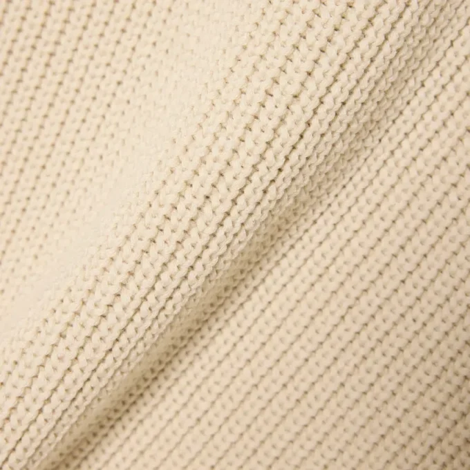 Pullover mit Perlenrippenkragen und Emblem für Poloshirts Pullover mit Perlenrippenkragen und Emblem für Poloshirts