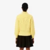 Pullover mit Reißverschluss und Baumwoll-Emblem Pullover mit Reißverschluss und Baumwoll-Emblem