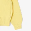 Pullover mit Reißverschluss und Baumwoll-Emblem Pullover mit Reißverschluss und Baumwoll-Emblem
