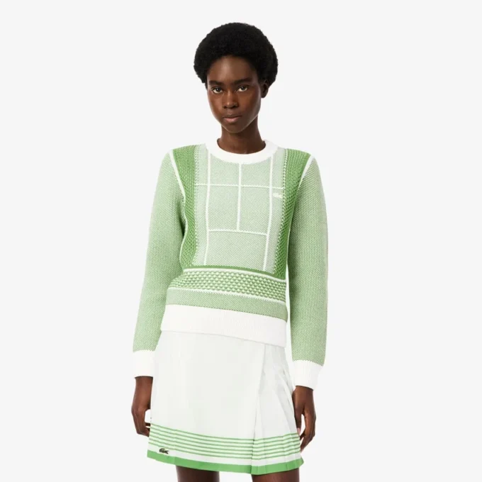 Pullover mit Tennis-Motiv Pullover mit Tennis-Motiv