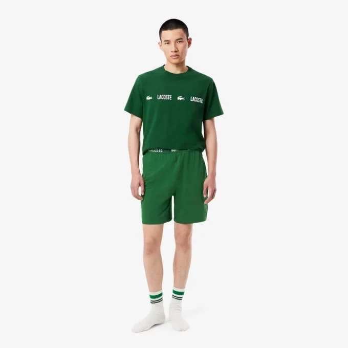 Pyjama-Shorts aus weicher Baumwolle für Herren Pyjama-Shorts aus weicher Baumwolle für Herren