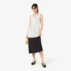 Rückenfreies Maxikleid mit Trägern Rückenfreies Maxikleid mit Trägern