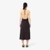 Rückenfreies Maxikleid mit Trägern Rückenfreies Maxikleid mit Trägern