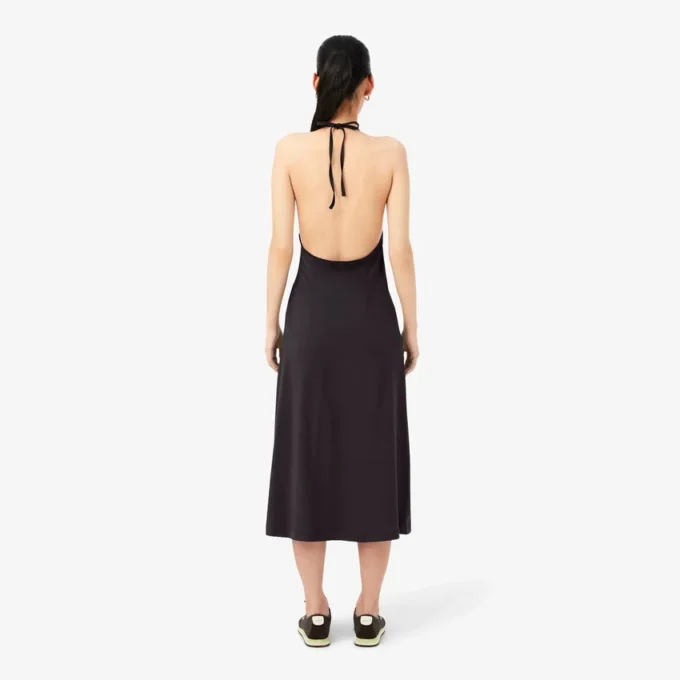 Rückenfreies Maxikleid mit Trägern Rückenfreies Maxikleid mit Trägern
