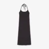 Rückenfreies Maxikleid mit Trägern Rückenfreies Maxikleid mit Trägern
