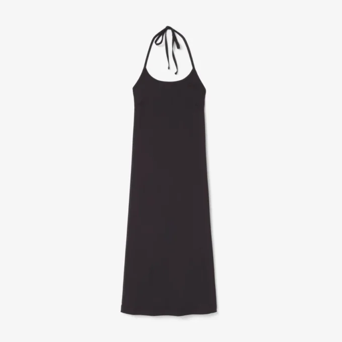 Rückenfreies Maxikleid mit Trägern Rückenfreies Maxikleid mit Trägern