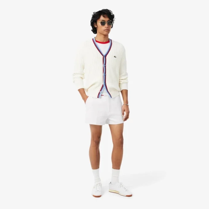 Regular Fit Double-Face-Shorts mit Kontrastbesatz Regular Fit Double-Face-Shorts mit Kontrastbesatz