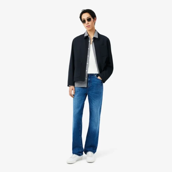 Regular Fit Kariertes Popeline-Hemd Regular Fit Kariertes Popeline-Hemd