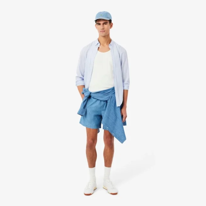 Regular Fit Kariertes Popeline-Hemd Regular Fit Kariertes Popeline-Hemd