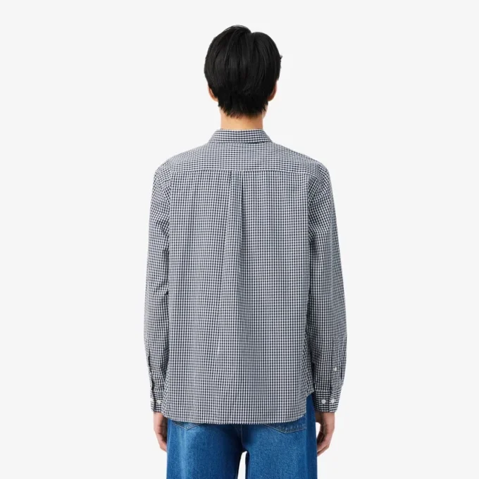 Regular Fit Kariertes Popeline-Hemd Regular Fit Kariertes Popeline-Hemd