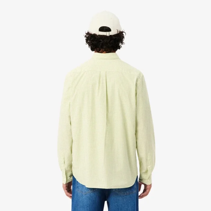 Regular Fit Kariertes Popeline-Hemd Regular Fit Kariertes Popeline-Hemd