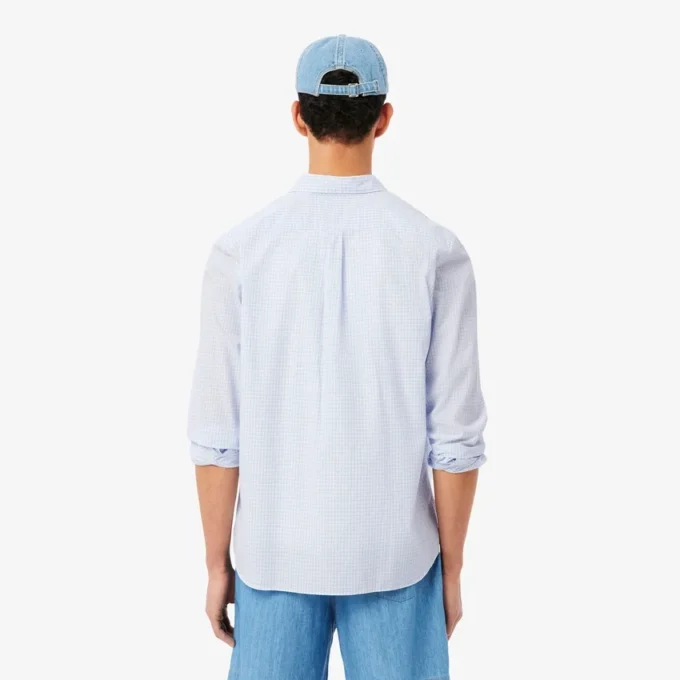 Regular Fit Kariertes Popeline-Hemd Regular Fit Kariertes Popeline-Hemd