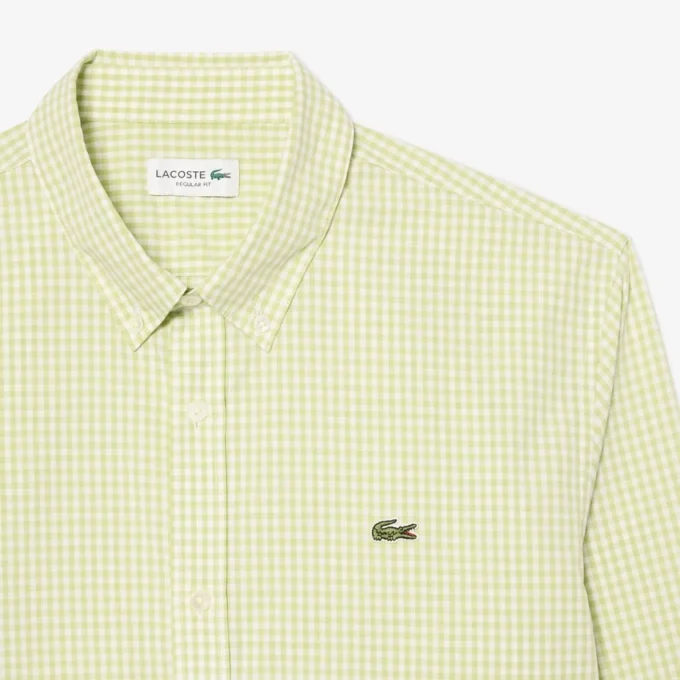 Regular Fit Kariertes Popeline-Hemd Regular Fit Kariertes Popeline-Hemd
