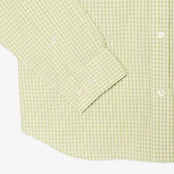Regular Fit Kariertes Popeline-Hemd Regular Fit Kariertes Popeline-Hemd