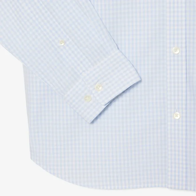 Regular Fit Kariertes Popeline-Hemd Regular Fit Kariertes Popeline-Hemd