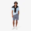 Regular-Fit-Shorts aus gestreifter Baumwolle Regular-Fit-Shorts aus gestreifter Baumwolle
