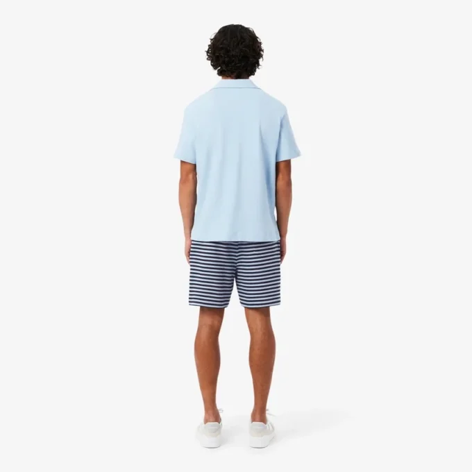 Regular-Fit-Shorts aus gestreifter Baumwolle Regular-Fit-Shorts aus gestreifter Baumwolle
