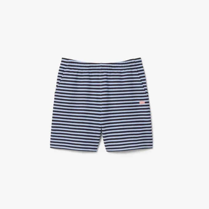 Regular-Fit-Shorts aus gestreifter Baumwolle Regular-Fit-Shorts aus gestreifter Baumwolle