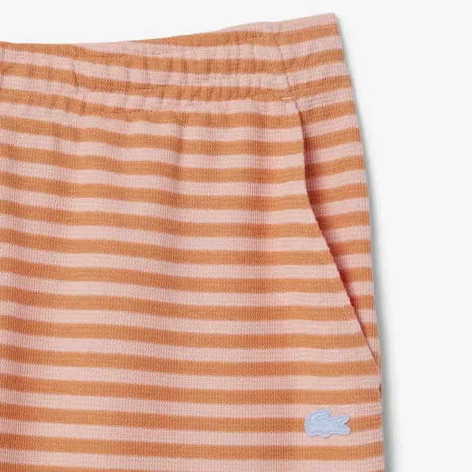 Regular-Fit-Shorts aus gestreifter Baumwolle Regular-Fit-Shorts aus gestreifter Baumwolle