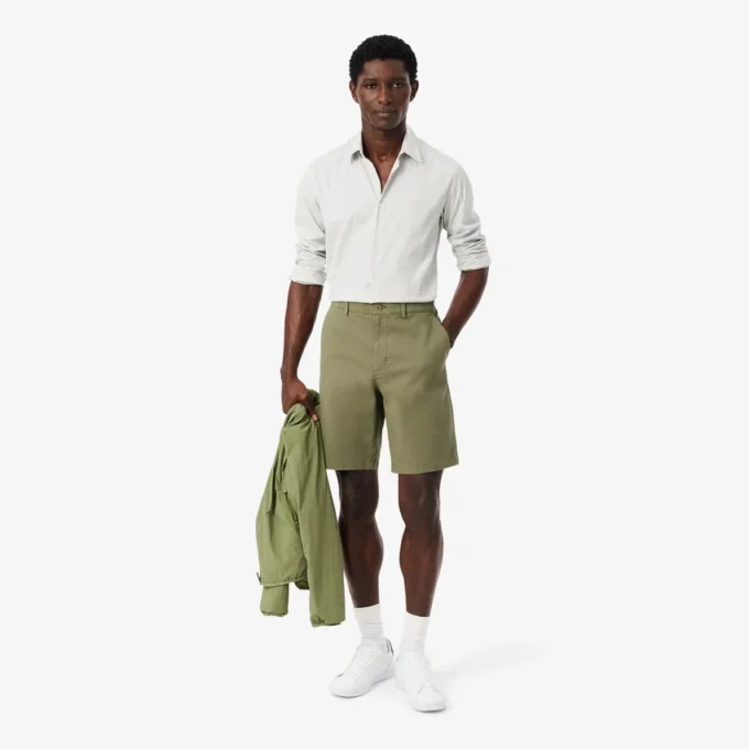 Regular Fit Stretch-Baumwoll-Chino-Bermudashorts Regular Fit Stretch-Baumwoll-Chino-Bermudashorts