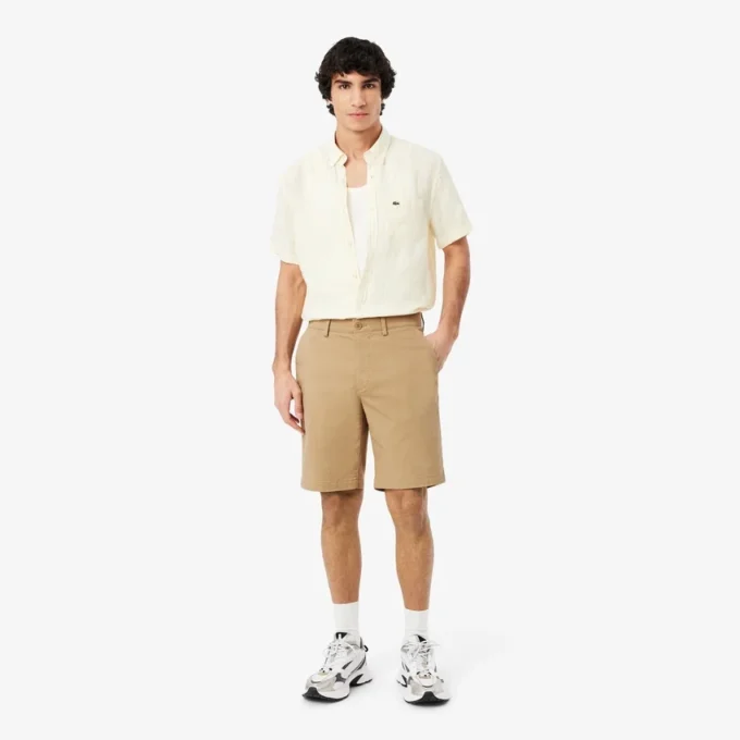 Regular Fit Stretch-Baumwoll-Chino-Bermudashorts Regular Fit Stretch-Baumwoll-Chino-Bermudashorts