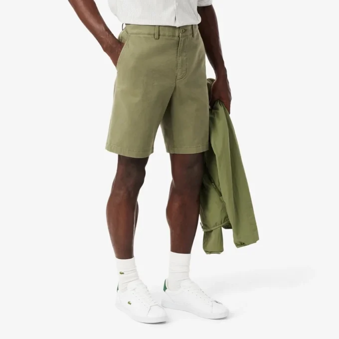 Regular Fit Stretch-Baumwoll-Chino-Bermudashorts Regular Fit Stretch-Baumwoll-Chino-Bermudashorts