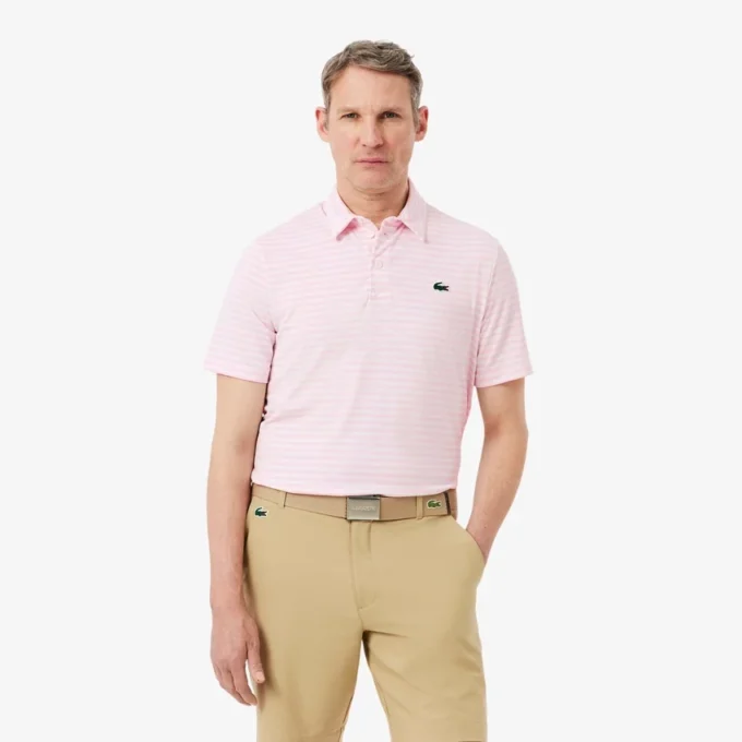Regular Fit Ultra Dry gestreiftes Golf-Poloshirt Regular Fit Ultra Dry gestreiftes Golf-Poloshirt