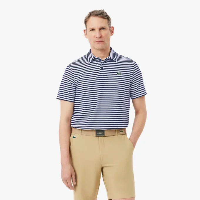 Regular Fit Ultra Dry gestreiftes Golf-Poloshirt Regular Fit Ultra Dry gestreiftes Golf-Poloshirt