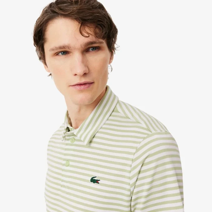 Regular Fit Ultra Dry gestreiftes Golf-Poloshirt Regular Fit Ultra Dry gestreiftes Golf-Poloshirt