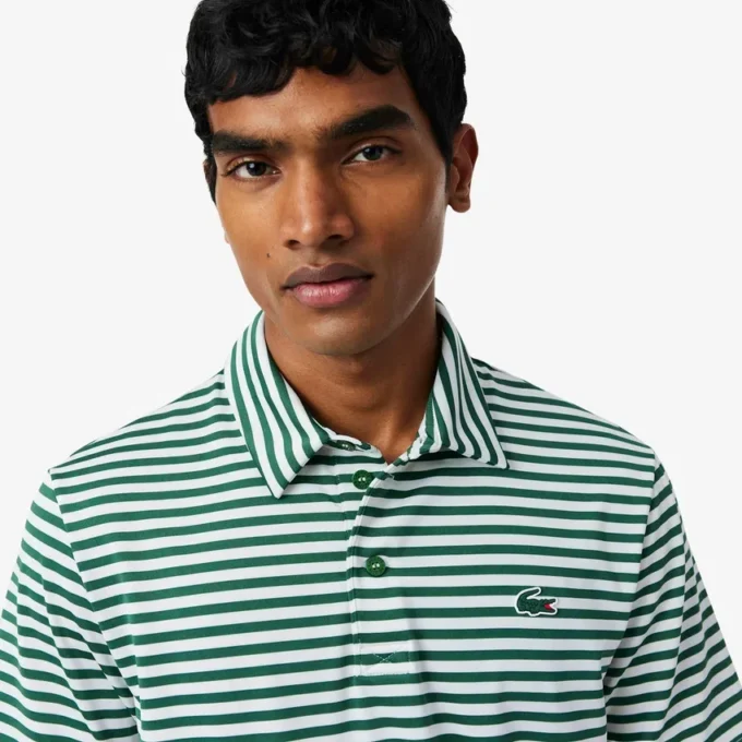 Regular Fit Ultra Dry gestreiftes Golf-Poloshirt Regular Fit Ultra Dry gestreiftes Golf-Poloshirt