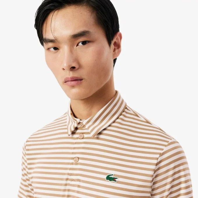 Regular Fit Ultra Dry gestreiftes Golf-Poloshirt Regular Fit Ultra Dry gestreiftes Golf-Poloshirt