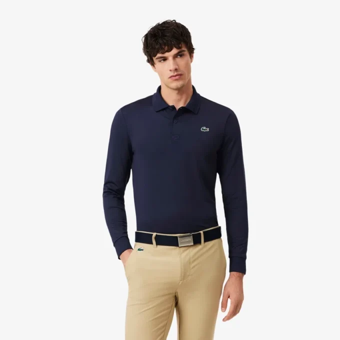 Regular Fit Ultra Dry Langarm-Golf-Poloshirt Regular Fit Ultra Dry Langarm-Golf-Poloshirt