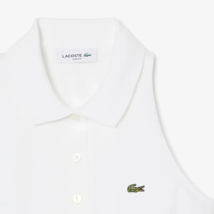 Ärmelloses Piqué-Poloshirt Ärmelloses Piqué-Poloshirt