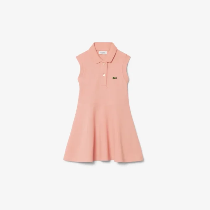 Ärmelloses Stretch-Piqué-Kleid Ärmelloses Stretch-Piqué-Kleid