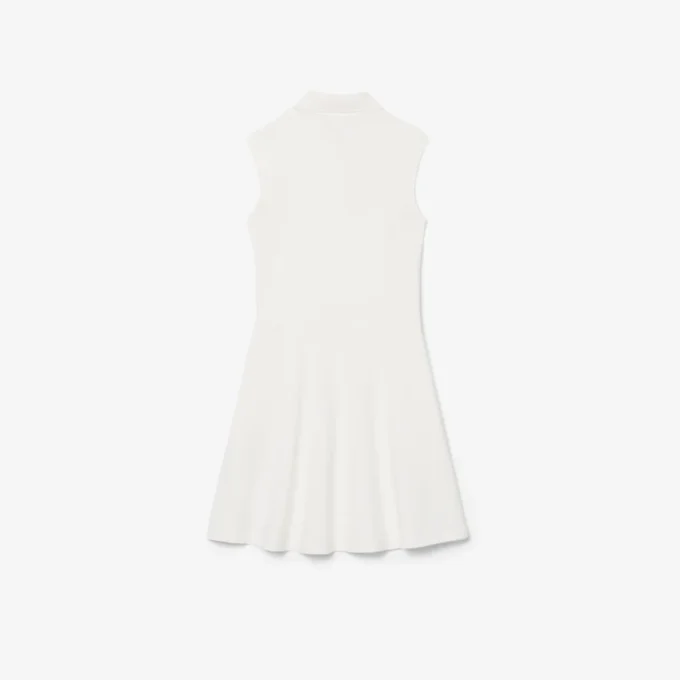 Ärmelloses Stretch-Piqué-Kleid Ärmelloses Stretch-Piqué-Kleid