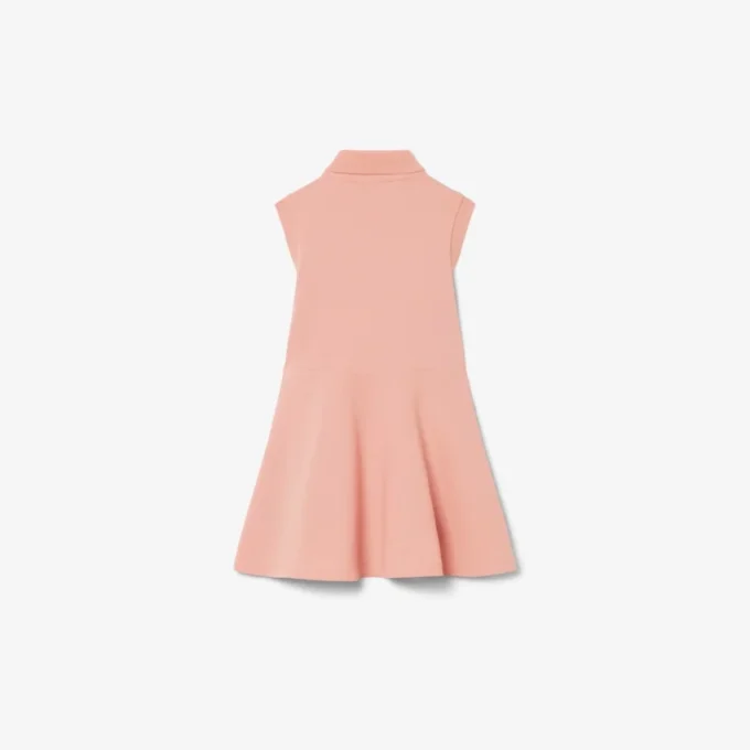 Ärmelloses Stretch-Piqué-Kleid Ärmelloses Stretch-Piqué-Kleid