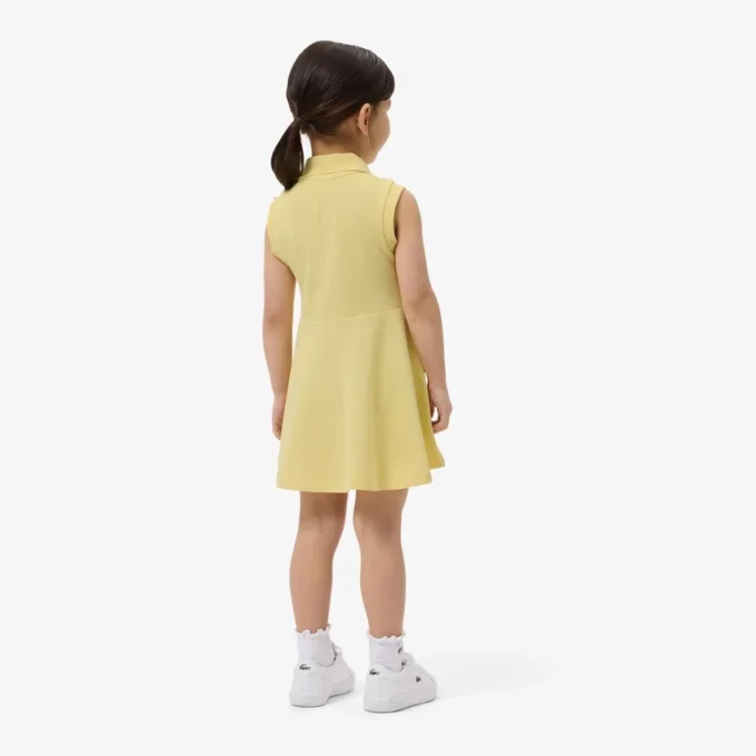 Ärmelloses Stretch-Piqué-Kleid Ärmelloses Stretch-Piqué-Kleid