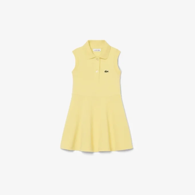 Ärmelloses Stretch-Piqué-Kleid Ärmelloses Stretch-Piqué-Kleid