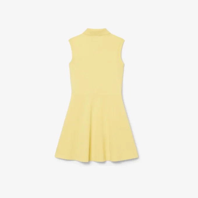 Ärmelloses Stretch-Piqué-Kleid Ärmelloses Stretch-Piqué-Kleid